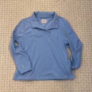 Dudley Stephens Sky Blue Women's Polo Sweater